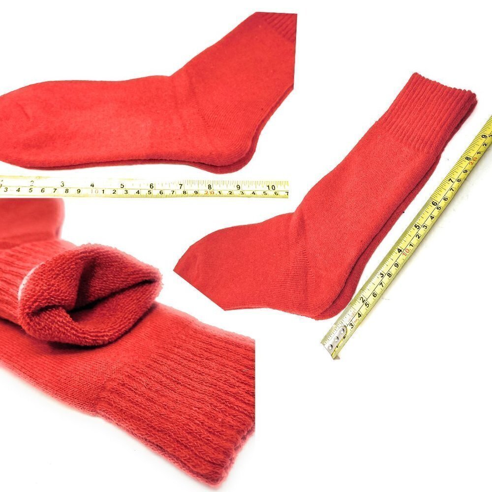 Women Wool Socks, Merino Lamb Wool Thick Warm Winter Boots Crew Sock 3 Pairs NEW - Picture 2 of 2
